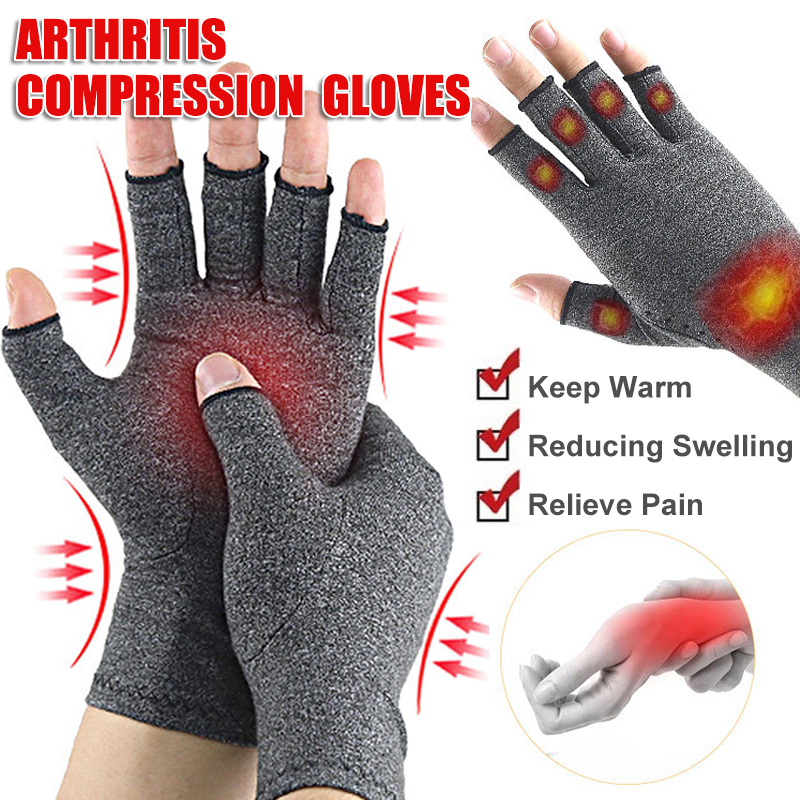 AliExpress Relieve Hand Discomfort with 1pair Fingerless Compression Gloves