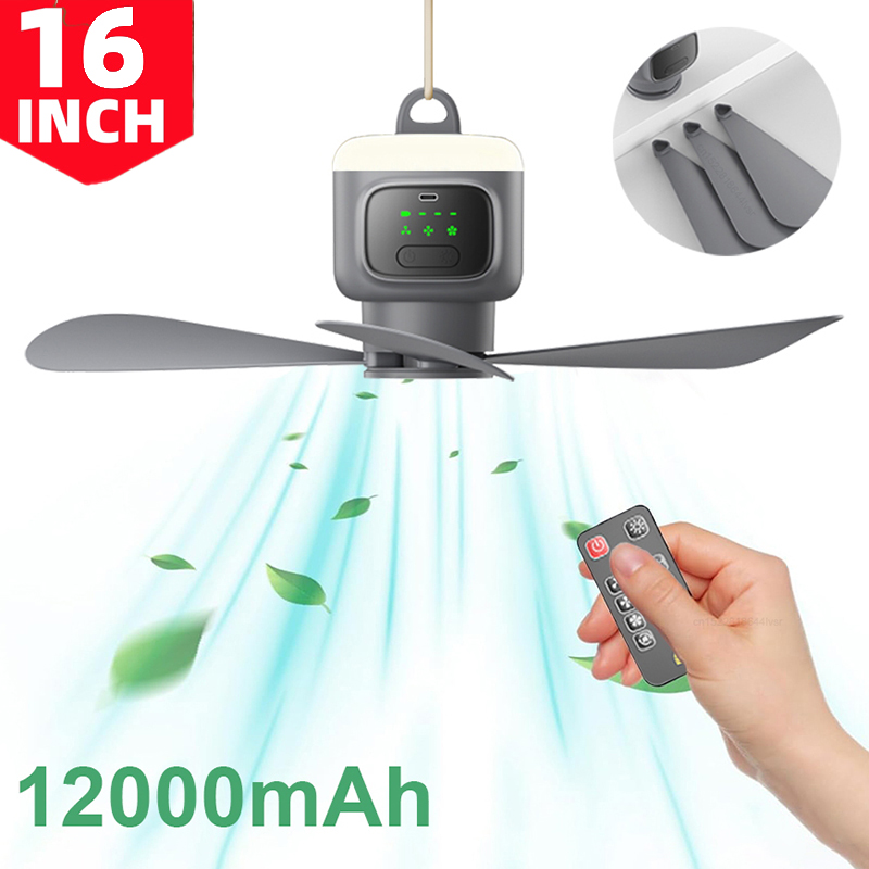 AliExpress Remote Control USB Ceiling Fan with LED Light