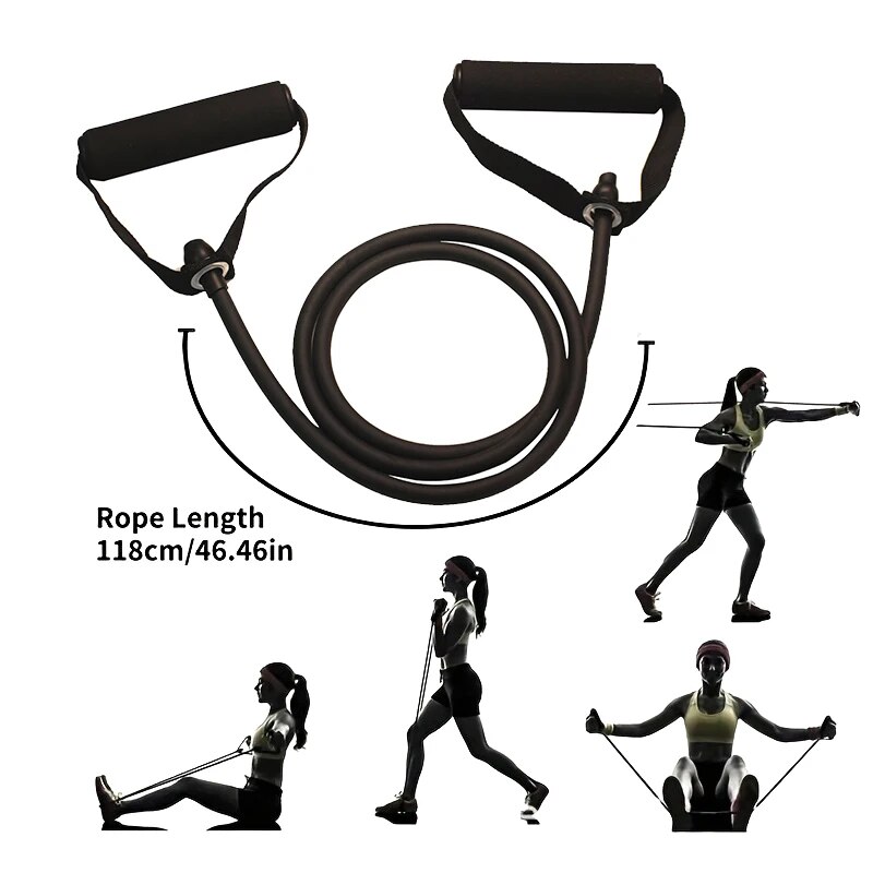 AliExpress Resistance Bands with Handles for Home Workouts, view 6