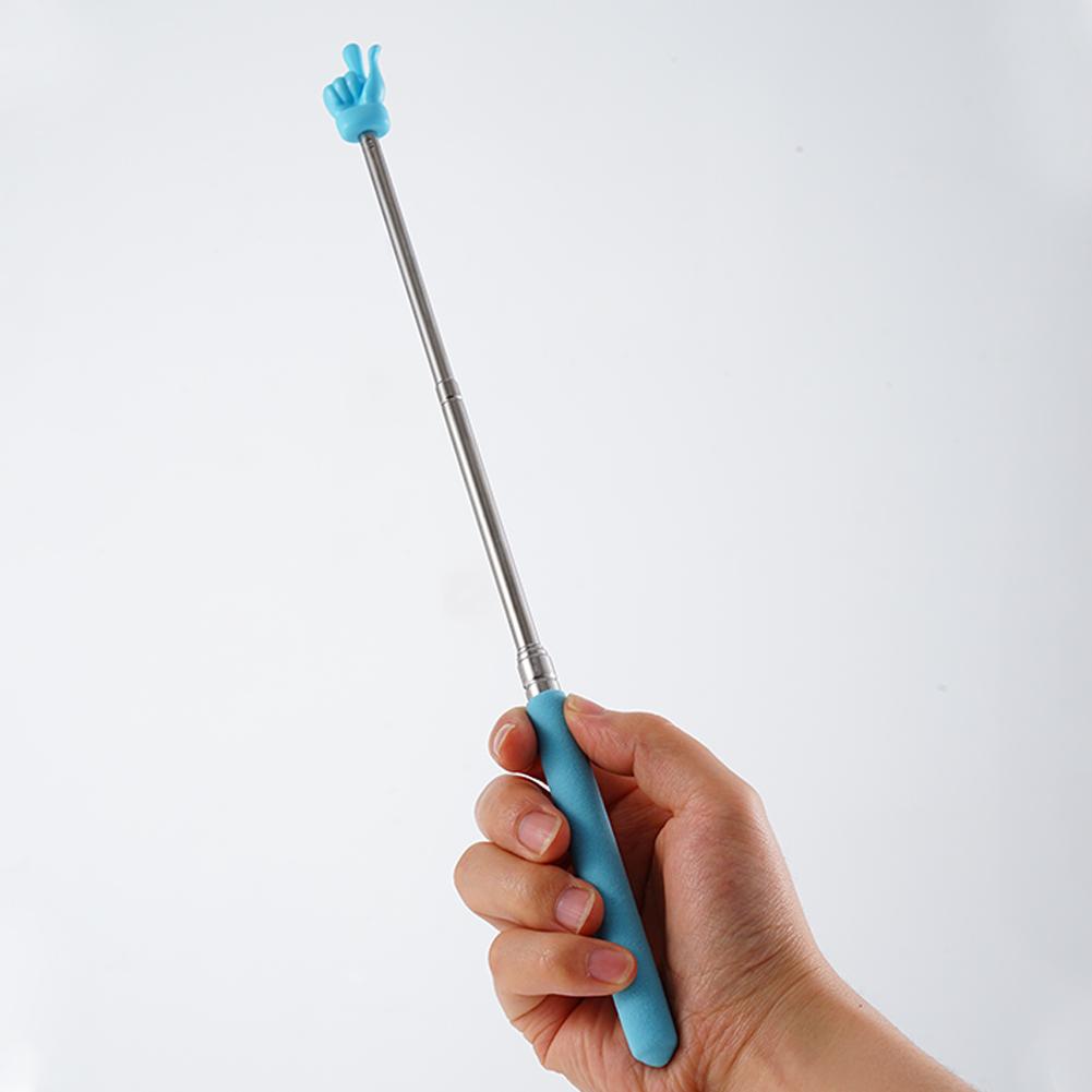 AliExpress Retractable Teacher Pointer Finger Design StainlessSteel Telescopic School Teaching Pointer Stick Teacher Supplies for Classroom, view 4