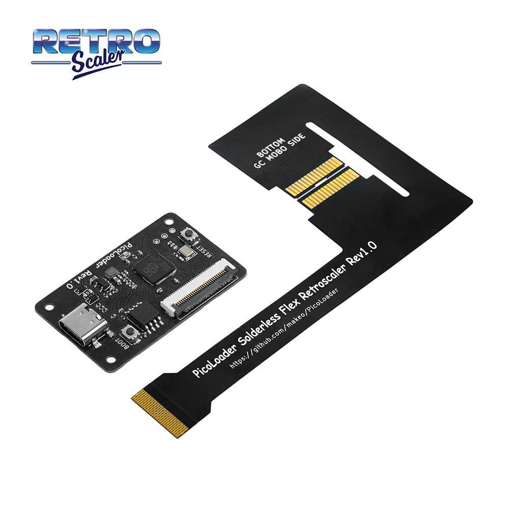 AliExpress RetroScaler Black PicoLoader Flex Cable No Welding Required Compatible SD2SP2 GC2SD SDGecko for NGC GameCube Game Console, view 5