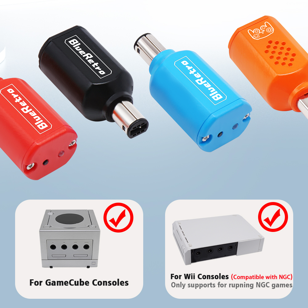 AliExpress RetroScaler BlueRetro Wireless Controllers Adaptor For NGC GameCube Console to PS3 PS4 PS5 Switch Pro Gamesir T4 Pro Contorller, view 2