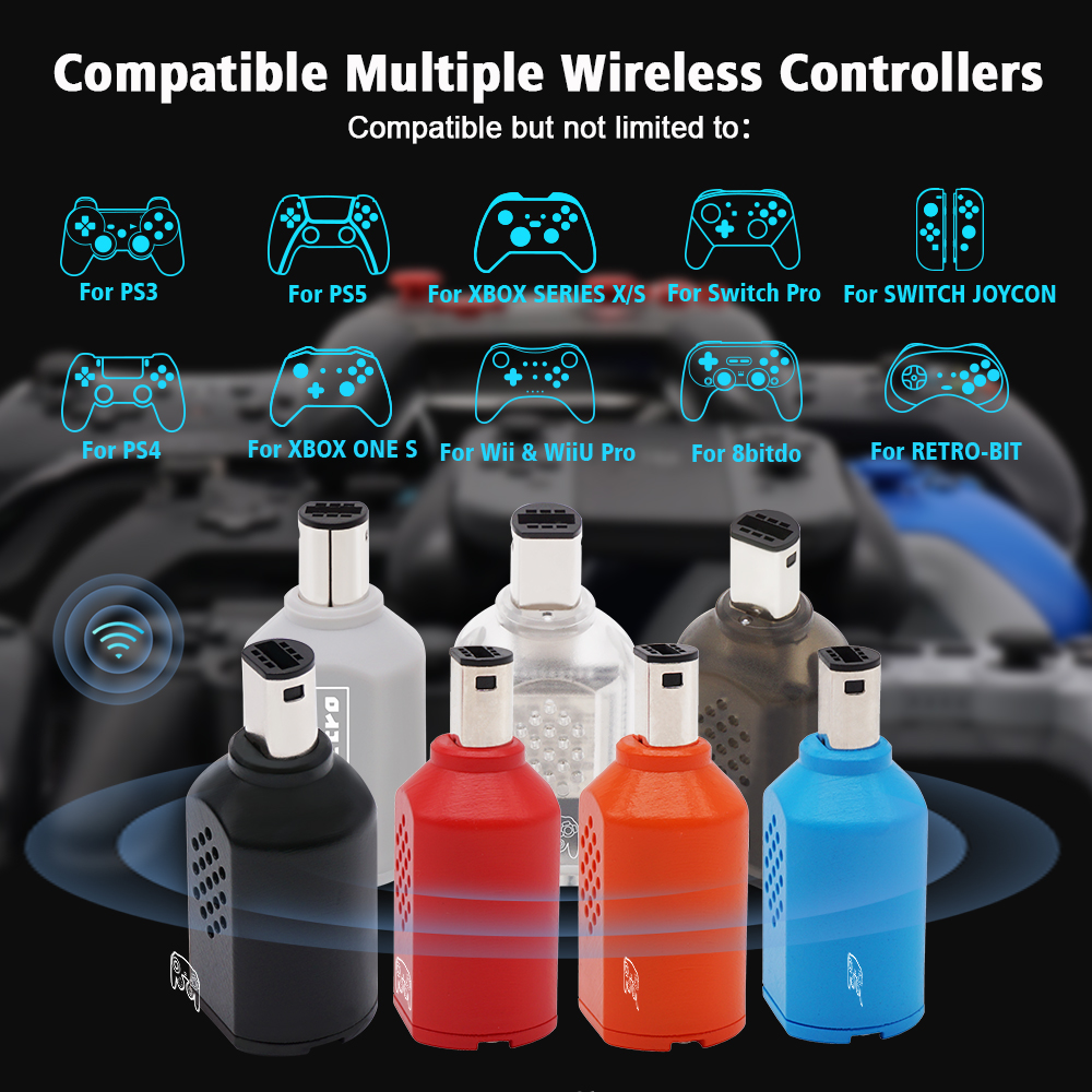 AliExpress RetroScaler BlueRetro Wireless Controllers Adaptor For NGC GameCube Console to PS3 PS4 PS5 Switch Pro Gamesir T4 Pro Contorller, view 3