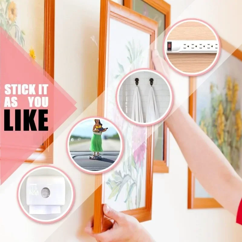 AliExpress Reusable Clear Nano Double-Sided Tape, view 5