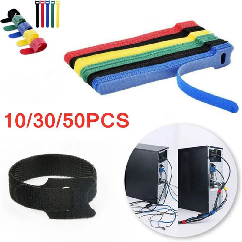 AliExpress Reusable Nylon Hook-and-Loop Cable Ties
