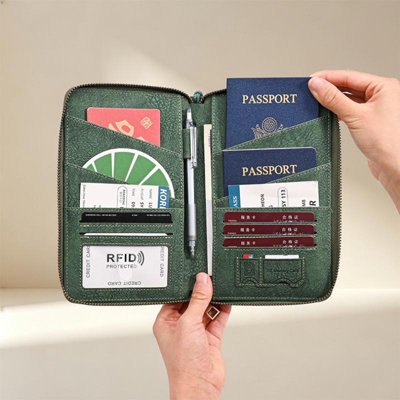 AliExpress RFID-Blocking Travel Passport Holder Organizer, view 2