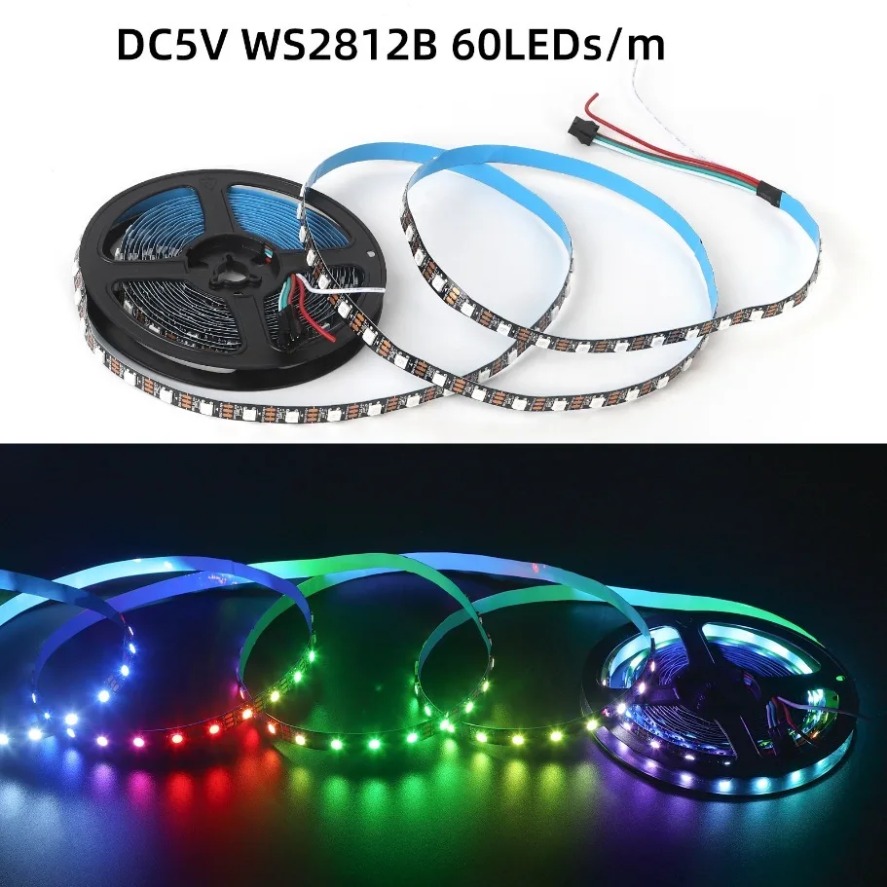AliExpress WS2812B Addressable RGBIC LED Strip (5V), view 2