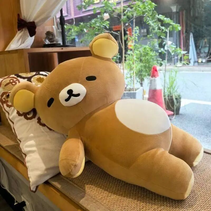AliExpress Rilakkuma Extra Soft Oversized Plush Toy Long Body Pillow Sofa Cushion Sleep Companion For Lazy Leisure Cute Stuffed Doll Gift