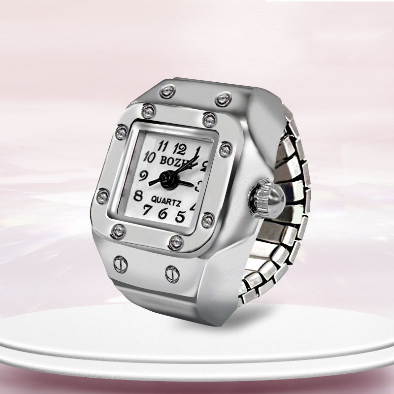 AliExpress Square Dial Finger Ring Watch
