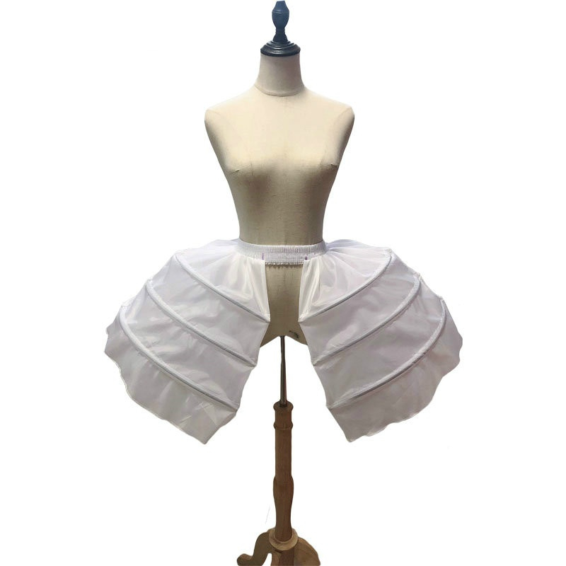 AliExpress Rococo 3 Hoops Petticoat Baroque Underskirt For Vintage Wedding Dress Bridal Gowns Wedding Accessories Victorian Crinoline