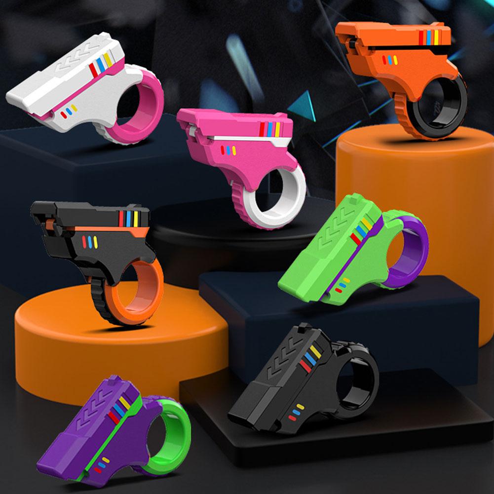 AliExpress Rotary Finger Sliders Fidget Toy Office Pressure Relief Slider Ratchet Finger Fidget 3D Printed Fidegt ToysFingertip Textured