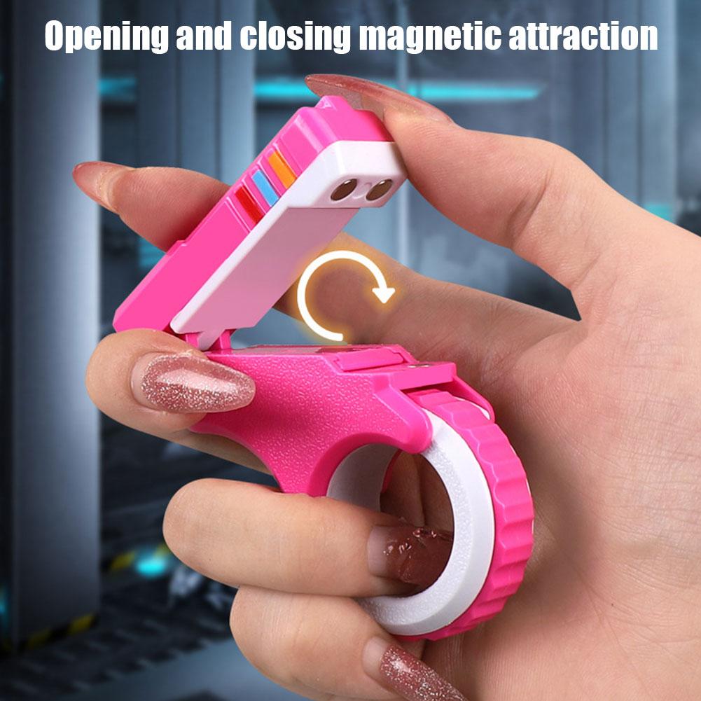 AliExpress Rotary Finger Sliders Fidget Toy Office Pressure Relief Slider Ratchet Finger Fidget 3D Printed Fidegt ToysFingertip Textured, view 6