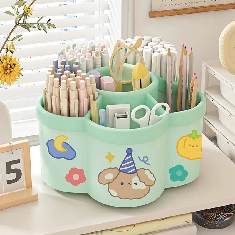 AliExpress Large Rotating Desk Organizer for Pens and Makeup