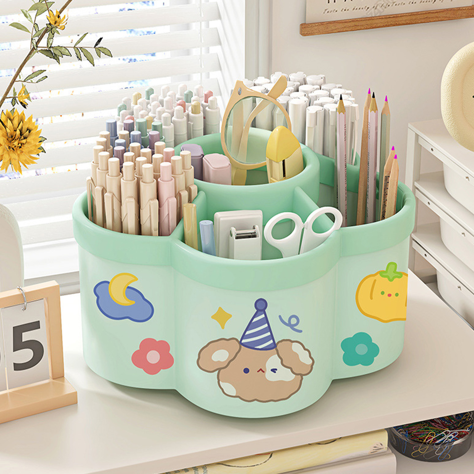 AliExpress Rotating Desk Organizer for Pens and Brushes