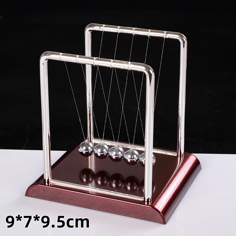 AliExpress Rotation Perpetual Motion Newton Pendulum Balance Ball 24.5cm 9.65in 11cm 4.33in Physics Tumbler Home Desk Decorations Toy Gift, view 6