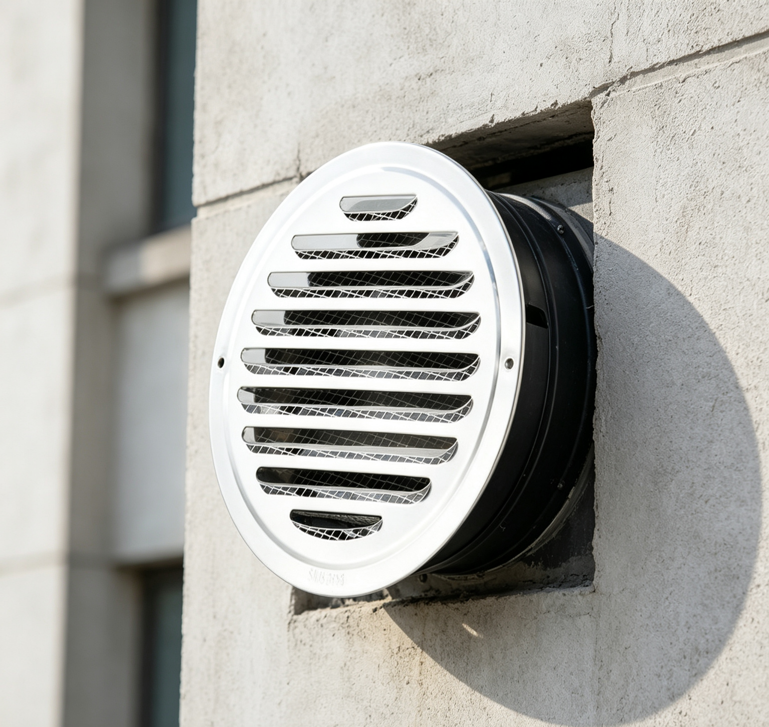 AliExpress Round Duct Air Vent Cap Stainless Steel External Wall Vent Grille 70-200mm Air Ventilation Cover Vent Hole Cover for Home Ventil, view 3
