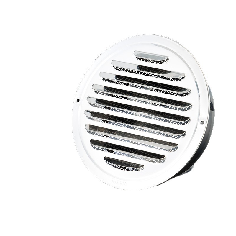 AliExpress Round Duct Air Vent Cap Stainless Steel External Wall Vent Grille 70-200mm Air Ventilation Cover Vent Hole Cover for Home Ventil, view 6