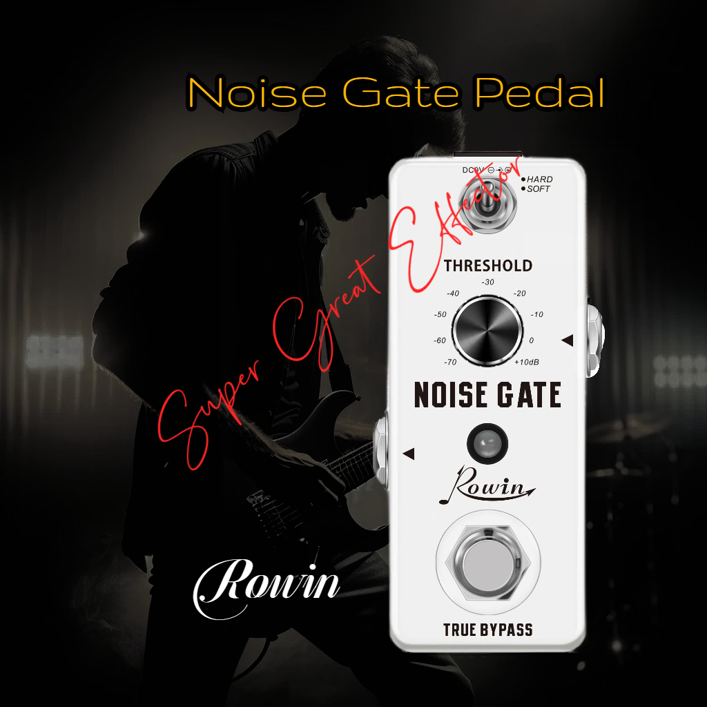 AliExpress Rowin Noise Gate Pedal Guitar Effects Low Noise Pedal Power Supply Booster Flanger Phaser Buffer Effector Equalizer For Bass, view 2