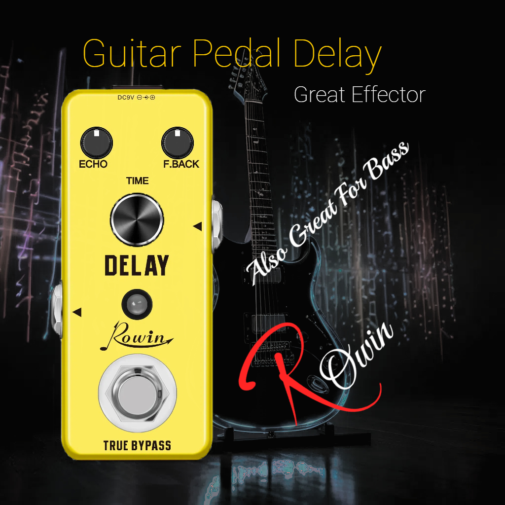 AliExpress Rowin Noise Gate Pedal Guitar Effects Low Noise Pedal Power Supply Booster Flanger Phaser Buffer Effector Equalizer For Bass, view 3