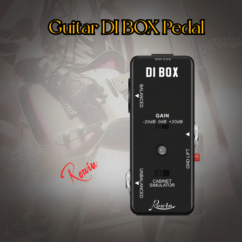 AliExpress Rowin Noise Gate Pedal Guitar Effects Low Noise Pedal Power Supply Booster Flanger Phaser Buffer Effector Equalizer For Bass, view 4