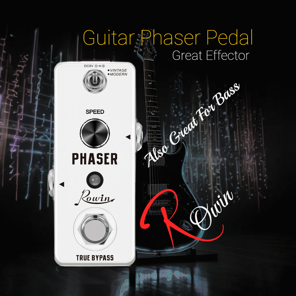 AliExpress Rowin Noise Gate Pedal Guitar Effects Low Noise Pedal Power Supply Booster Flanger Phaser Buffer Effector Equalizer For Bass, view 5