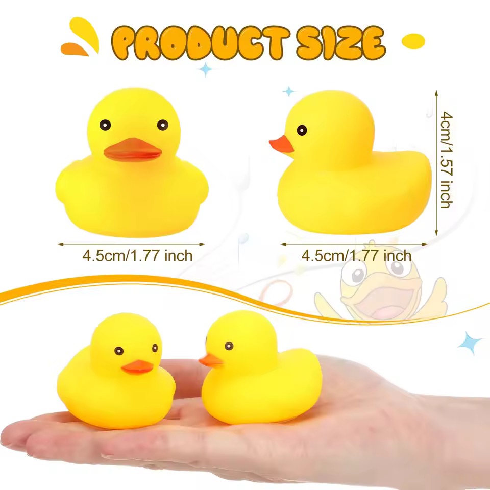 AliExpress Rubber Duck Toy, Squeaky Swimming Duck, Floating Duck Birthday Gift, Classroom Prize, Car Home Decor, Gift ·Suitable for Ages 3+, view 2