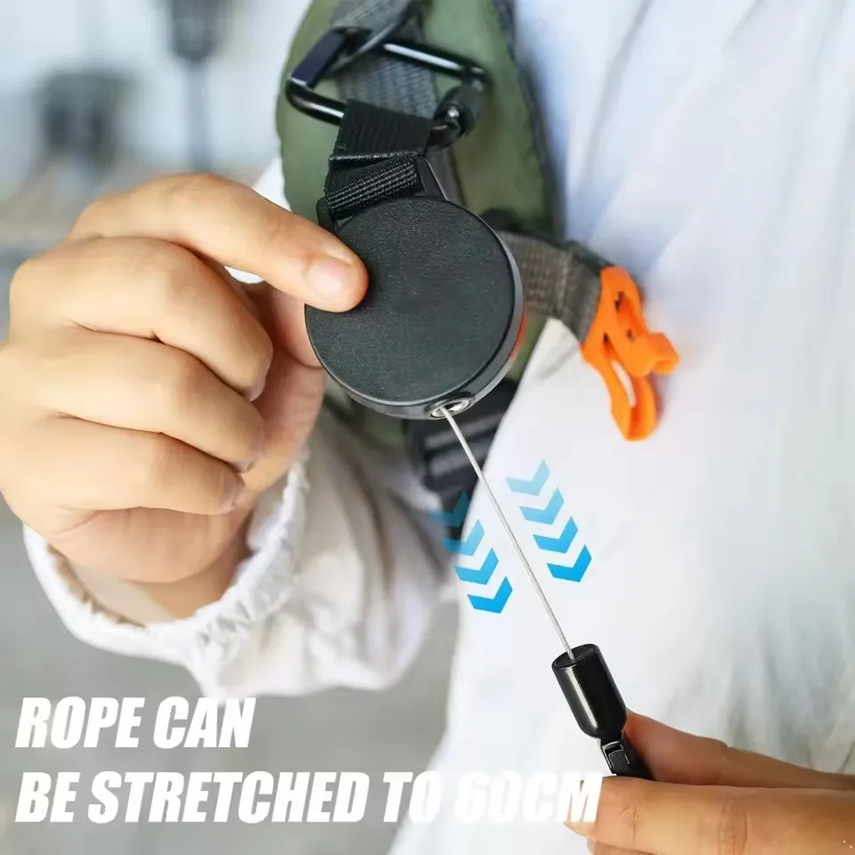 AliExpress Safety Lanyard Stra Retractable Anti-Theft Phone Holder Smartphonewith Carabiner Anti-Drop Harness for Hiking Cycling Climbing, view 5