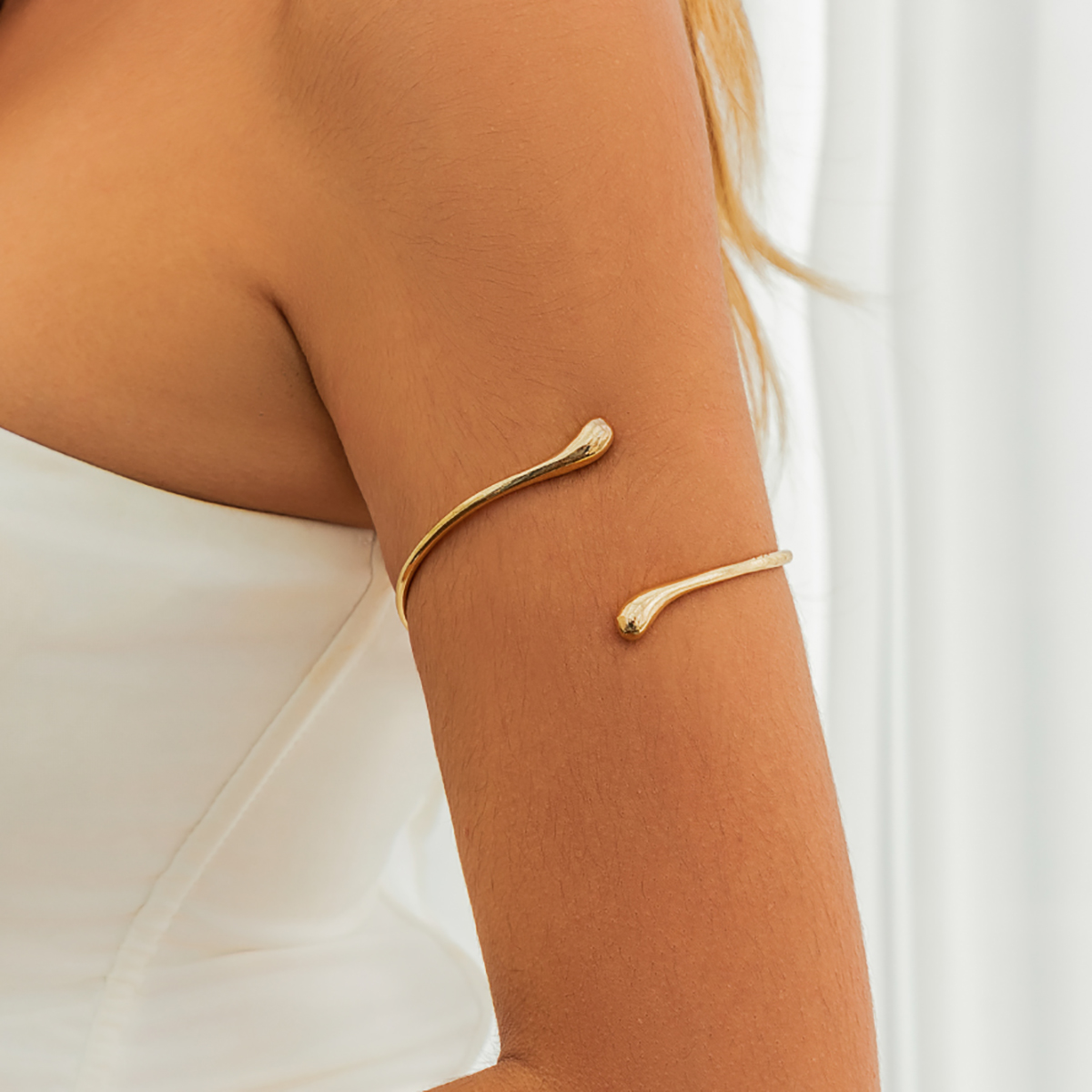 AliExpress Salircon Water Drop Open Upper Arm Bracelet