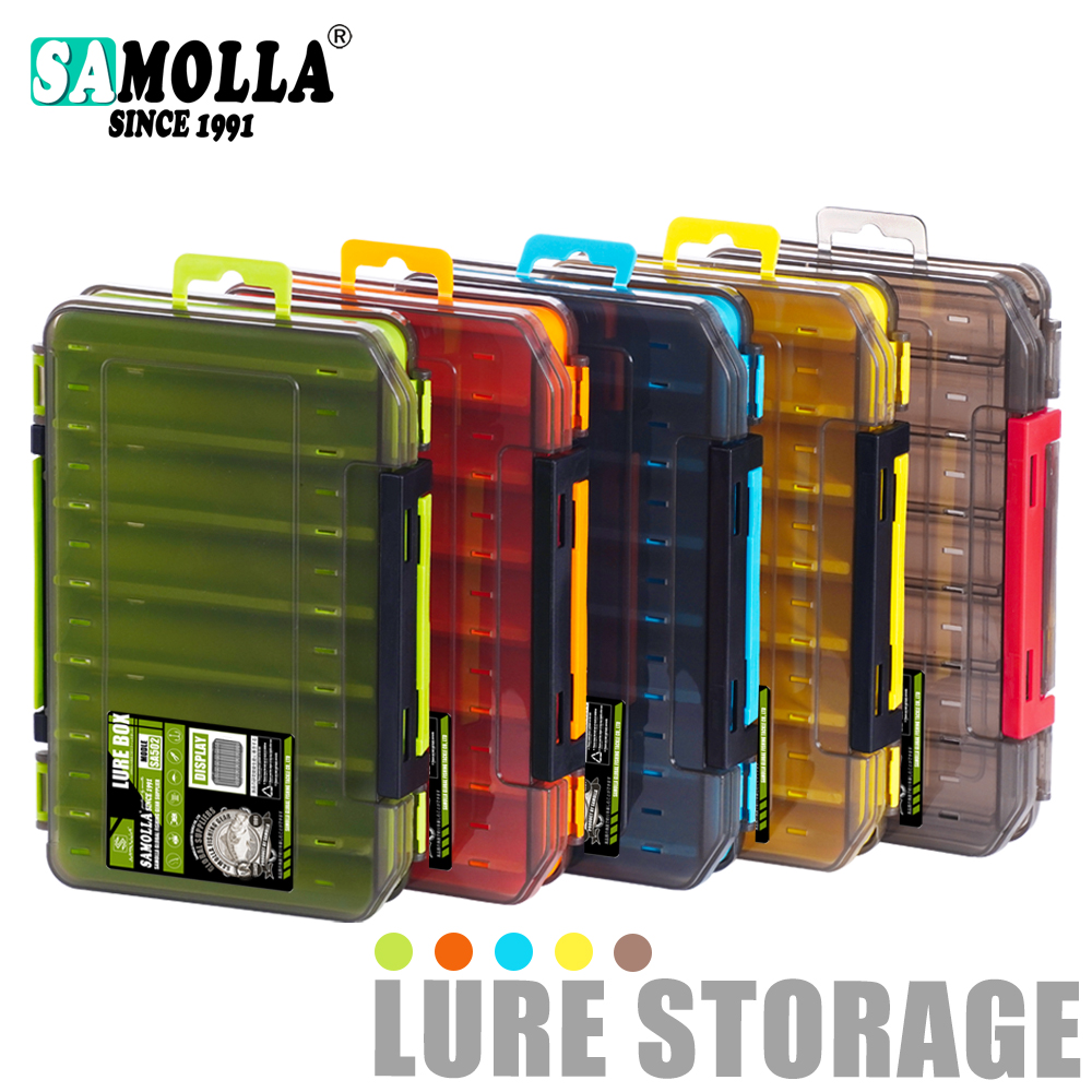 AliExpress SAMOLLA Double-Sided Fishing Tackle Box