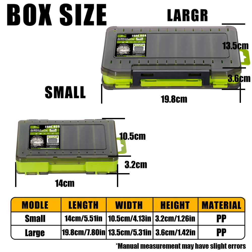 AliExpress SAMOLLA Double-Sided Fishing Tackle Box, view 3