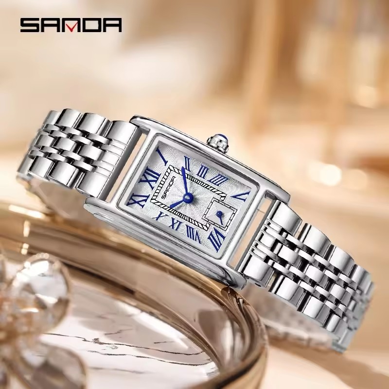 AliExpress SANDA 1116 Women's Rectangular Quartz Watch, view 4