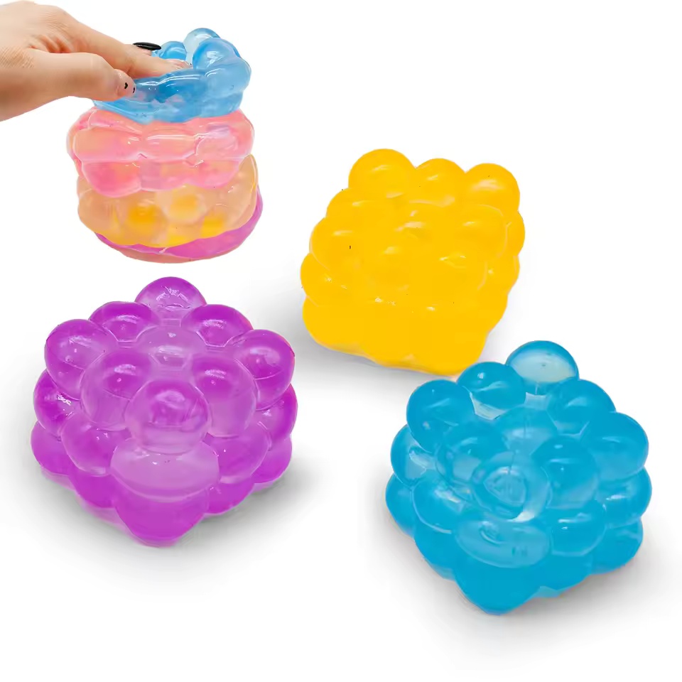 AliExpress Schylling Nice Cube Sensory Fidget Stress Relief Anxiety Tool for Focus ADHD Office Desk Calming Gadget, view 4
