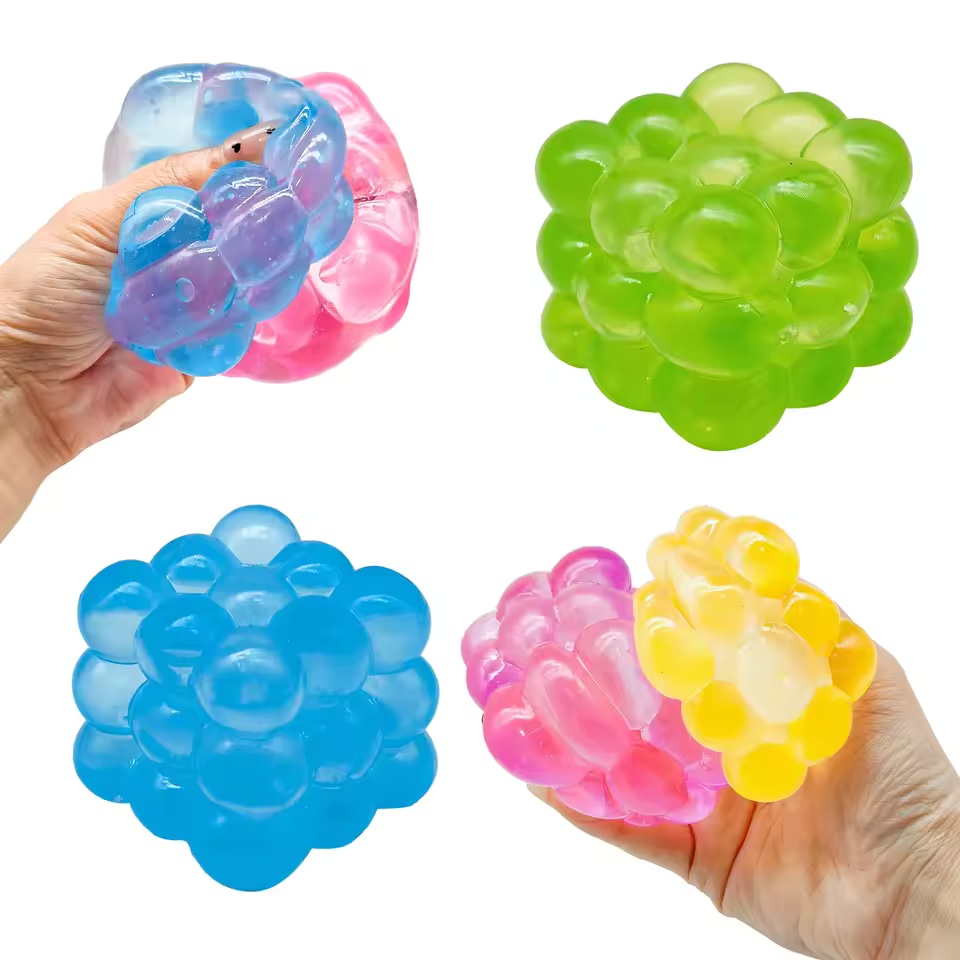 AliExpress Schylling Nice Cube Sensory Fidget Stress Relief Anxiety Tool for Focus ADHD Office Desk Calming Gadget, view 6