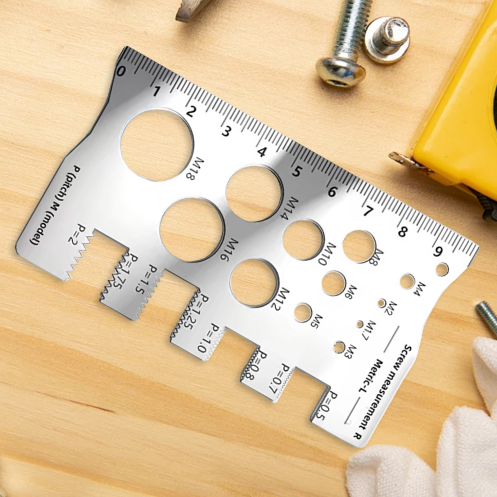 AliExpress Metric Screw Thread Pitch Gauge, view 2