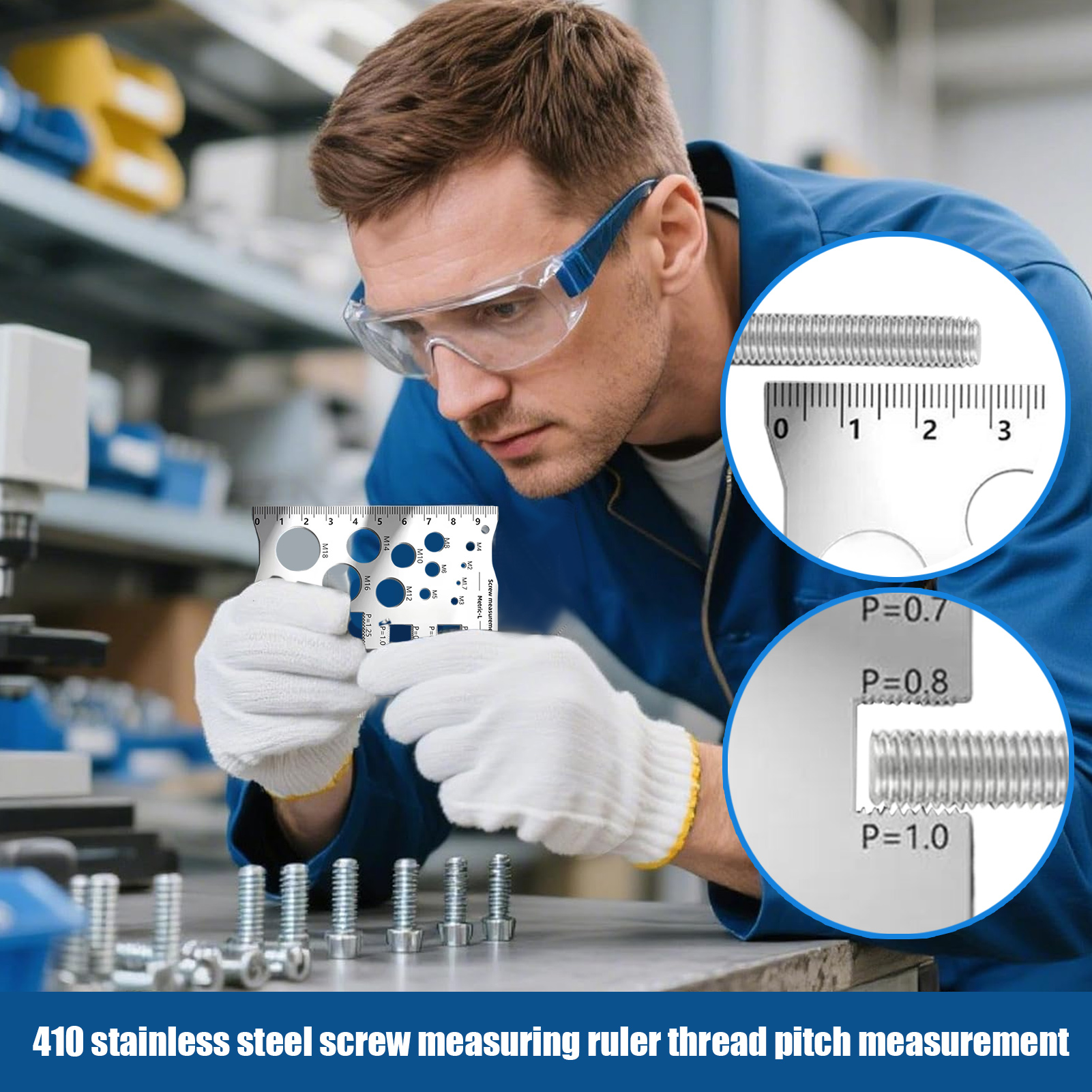 AliExpress Metric Screw Thread Pitch Gauge, view 4