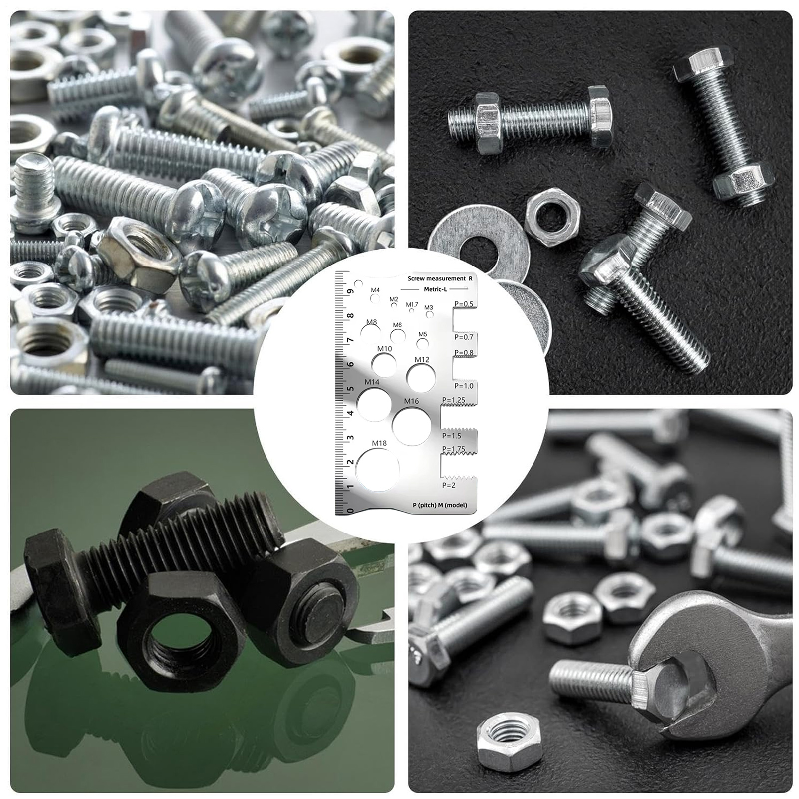 AliExpress Metric Screw Thread Pitch Gauge, view 6