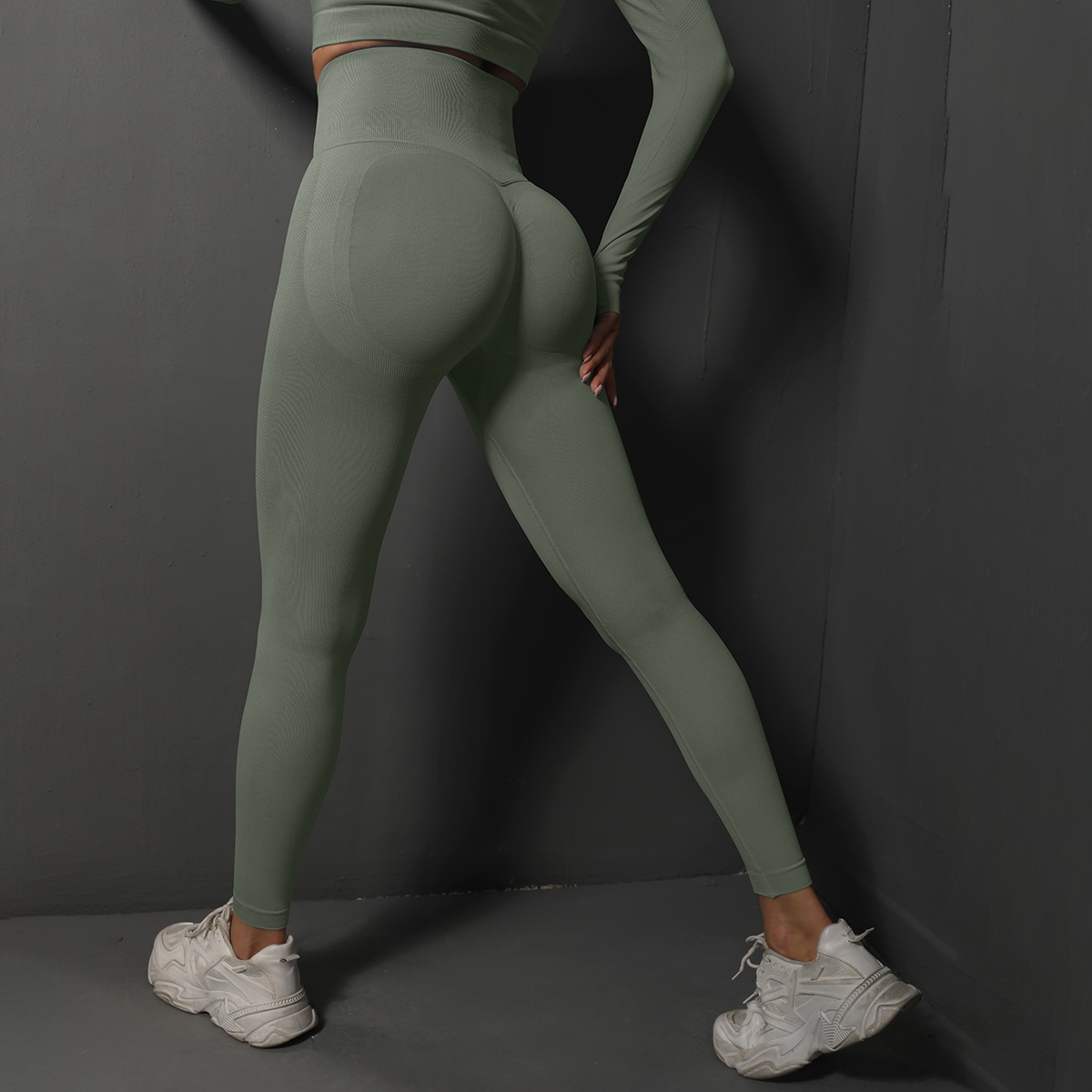 AliExpress Seamless Gym Leggings Women Yoga Pants Sexy High Waist Booty Lifting Leggings Pants Women Sports Clothing Fitness Wear, view 5