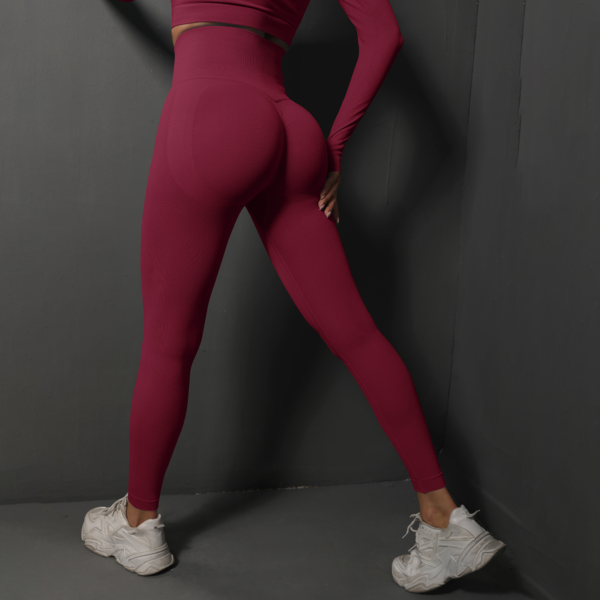 AliExpress Seamless Gym Leggings Women Yoga Pants Sexy High Waist Booty Lifting Leggings Pants Women Sports Clothing Fitness Wear, view 6