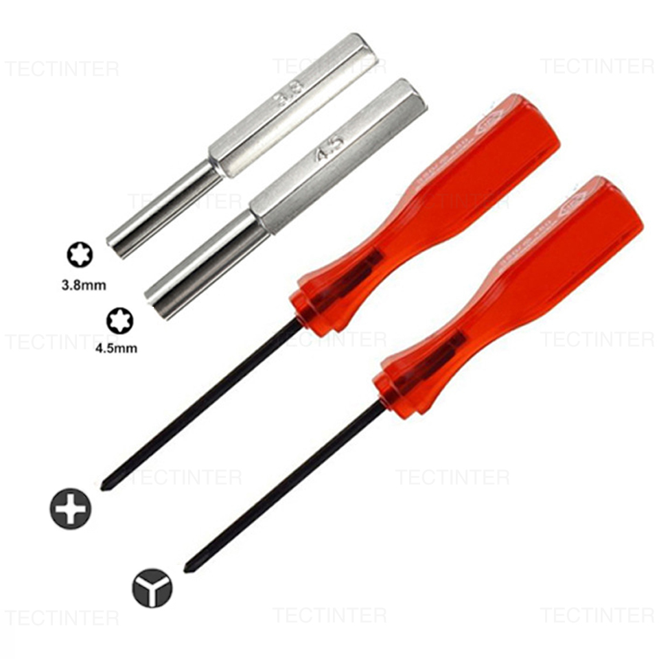 AliExpress Security Screwdriver Bit Set Gaming Accessories 3.8/4.5mm/Y Screwdriver Tool Open Cartridges for GameBoy/N64/GB/NES/NGC/SNES, view 2