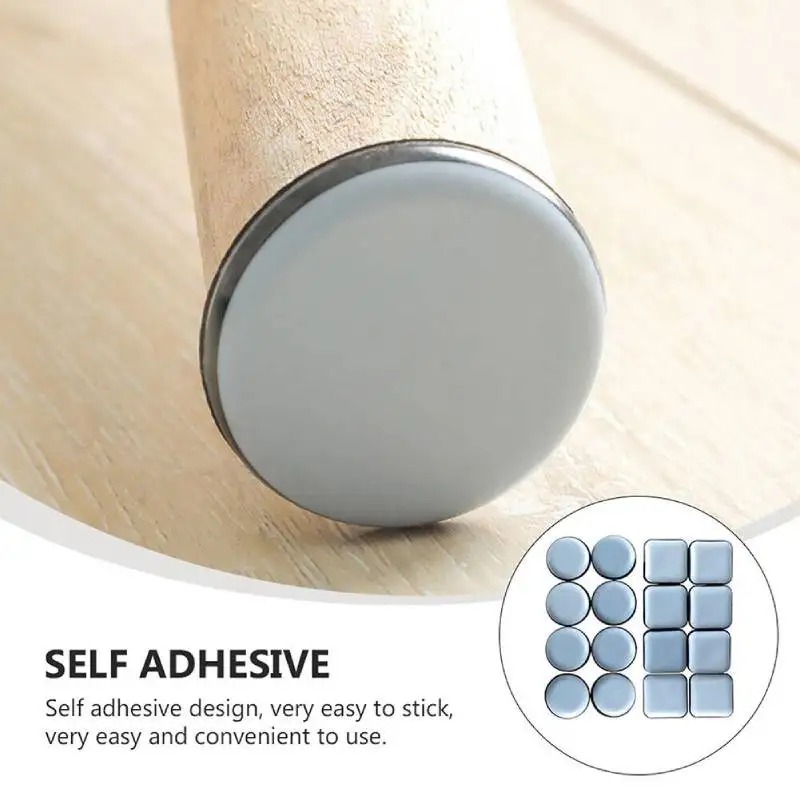 AliExpress Self-Adhesive Furniture Glides Stick-on Chair Leg Slider Bumper Pad for Floor Protection Compatible with Carpet And Hardwood, view 2