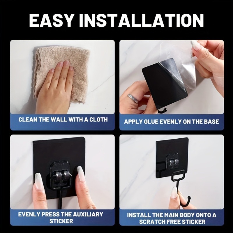 AliExpress Rotating Self-Adhesive Waterproof Wall Hooks, view 6
