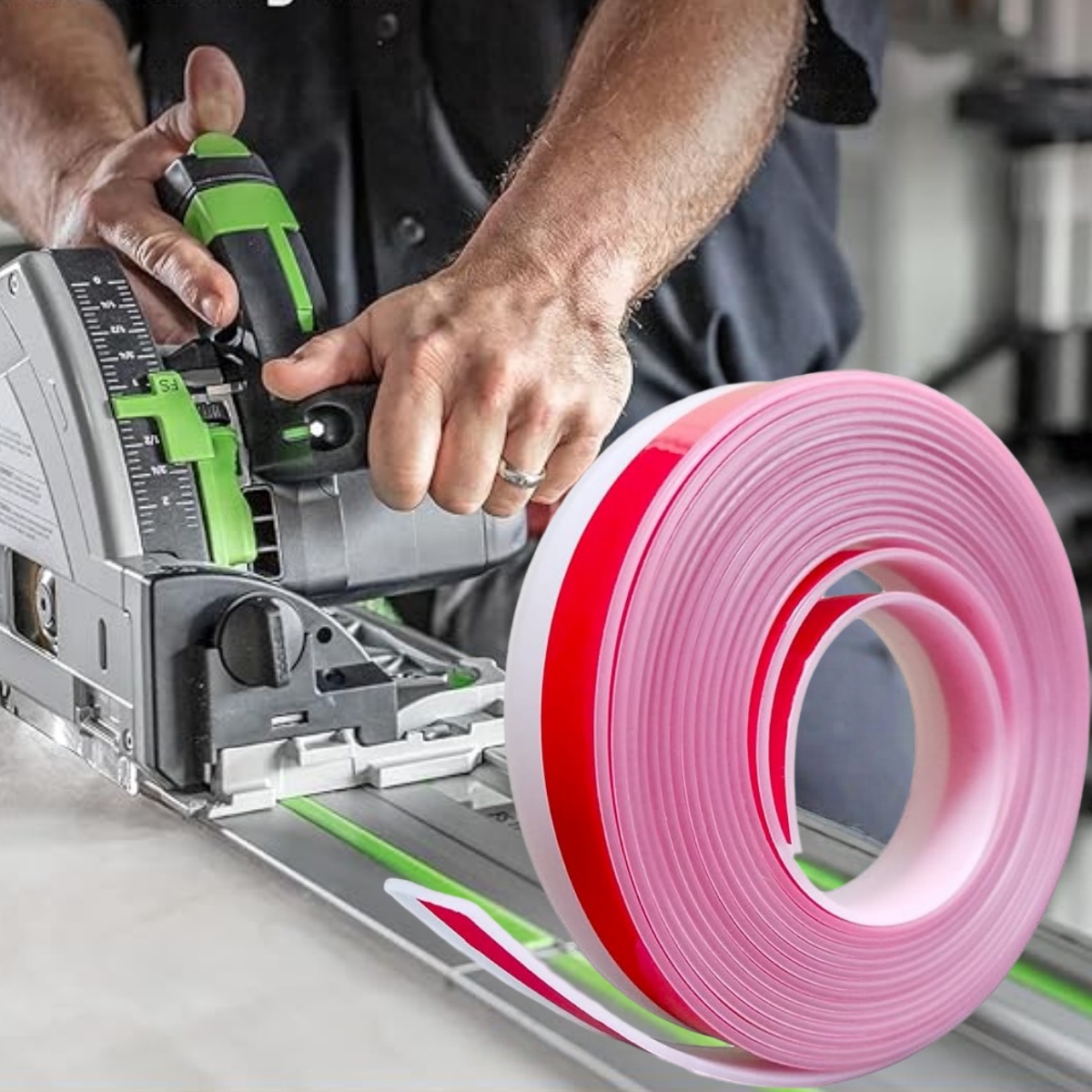 AliExpress Self-Adhesive Replacement Strip Compatible with Festool Track & Circular Saw, Anti-Splinter Edge Protector Guard Festool Track