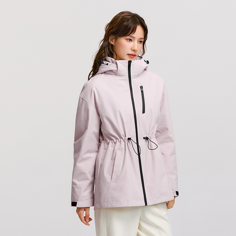AliExpress Semir Down Jacket Women 2026 New Two-Piece Three-in-One Outdoor Travel Daily Waterproof Oil-proof Stain-proof Woman Winter Coat, view 5