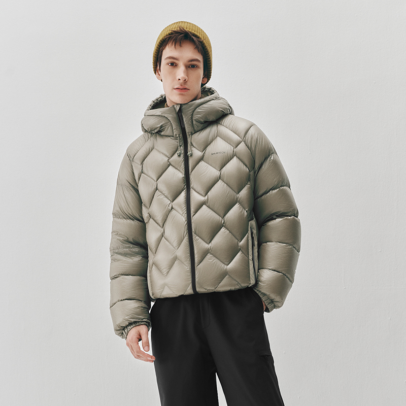 AliExpress Semir Men Down Jacket 90 Percent Down Fill Diamond Quilting Outdoor Style 2026 Winter Warm Insulation Cold Weather, view 4