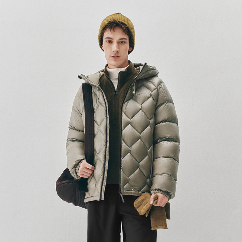 AliExpress Semir Men Down Jacket 90 Percent Down Fill Diamond Quilting Outdoor Style 2026 Winter Warm Insulation Cold Weather, view 5