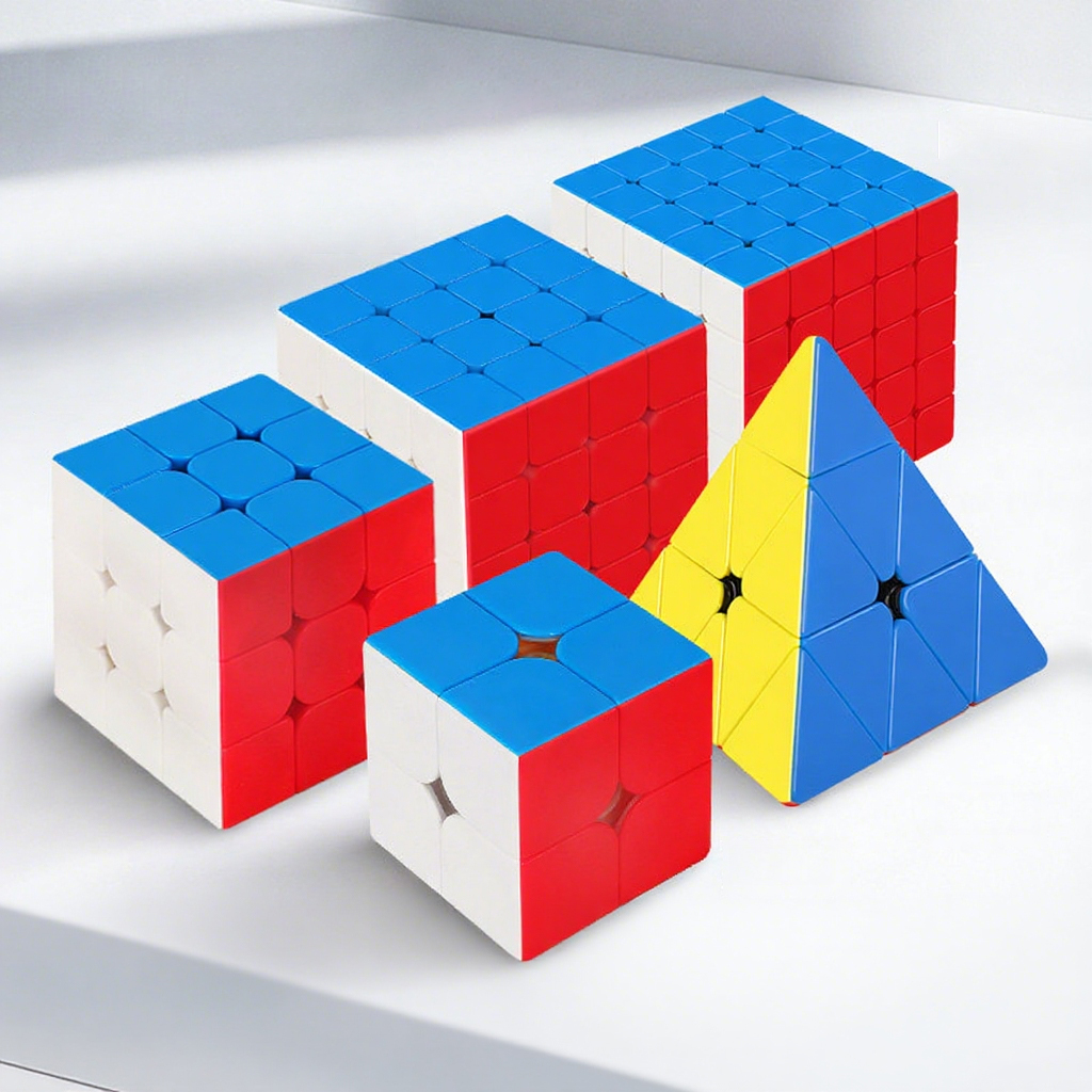 AliExpress SENGSO Speed Cube 2X2 3x3 4X4 5X5 Cube Pyramid Problem-Solving Brain Teaser, Color-Matching Puzzle Educational Toy