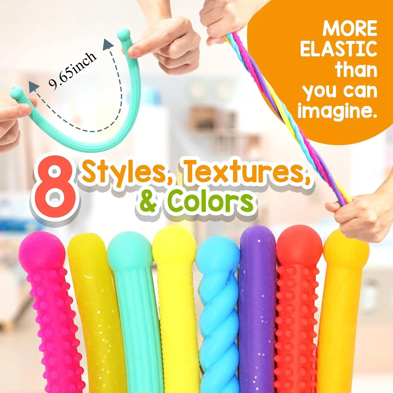 AliExpress Sensory Autism Toys- Textured Stretchy Fidget Toys for Stress Anxiety - Sensory Toys Special Needs for Autistic, view 2