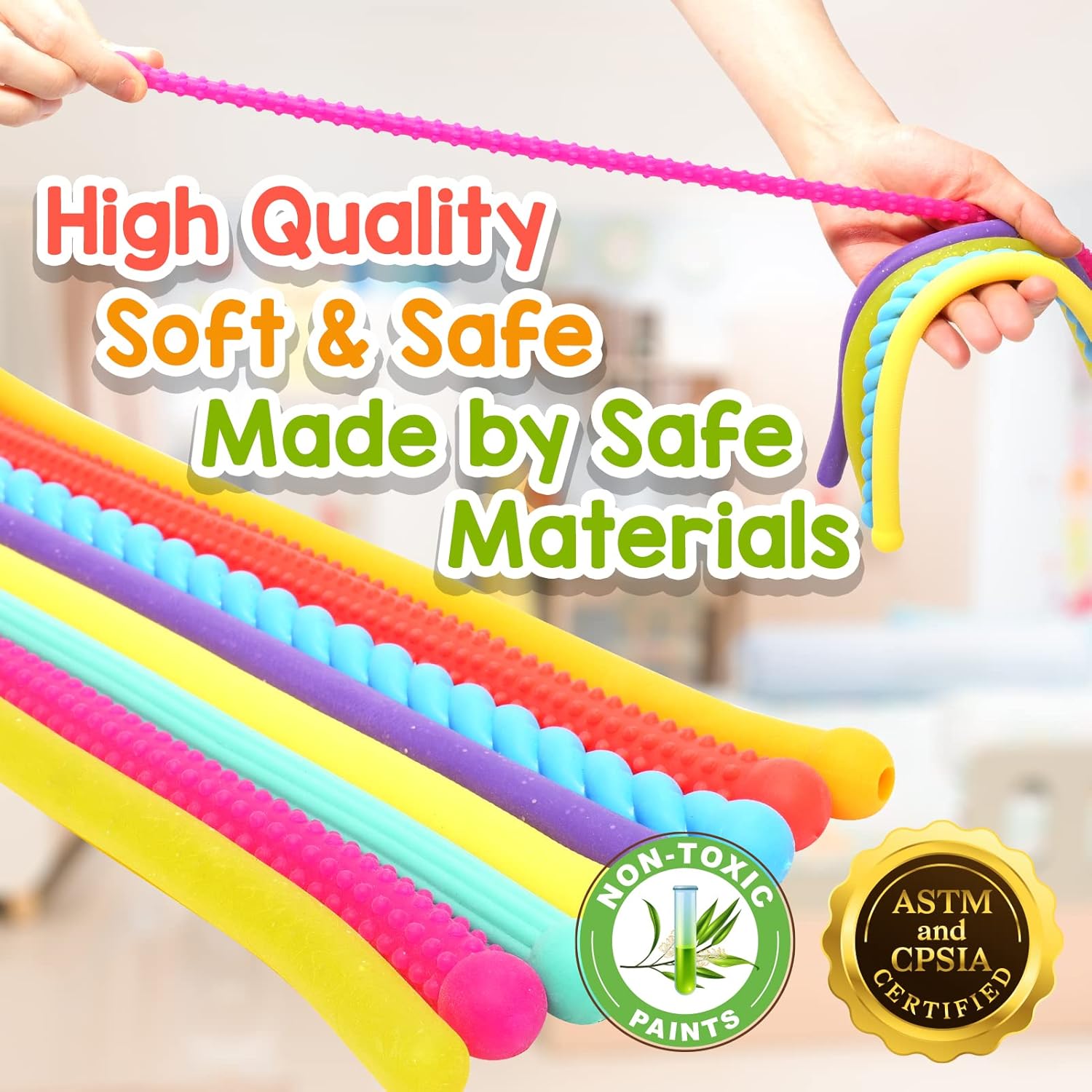 AliExpress Sensory Autism Toys- Textured Stretchy Fidget Toys for Stress Anxiety - Sensory Toys Special Needs for Autistic, view 3