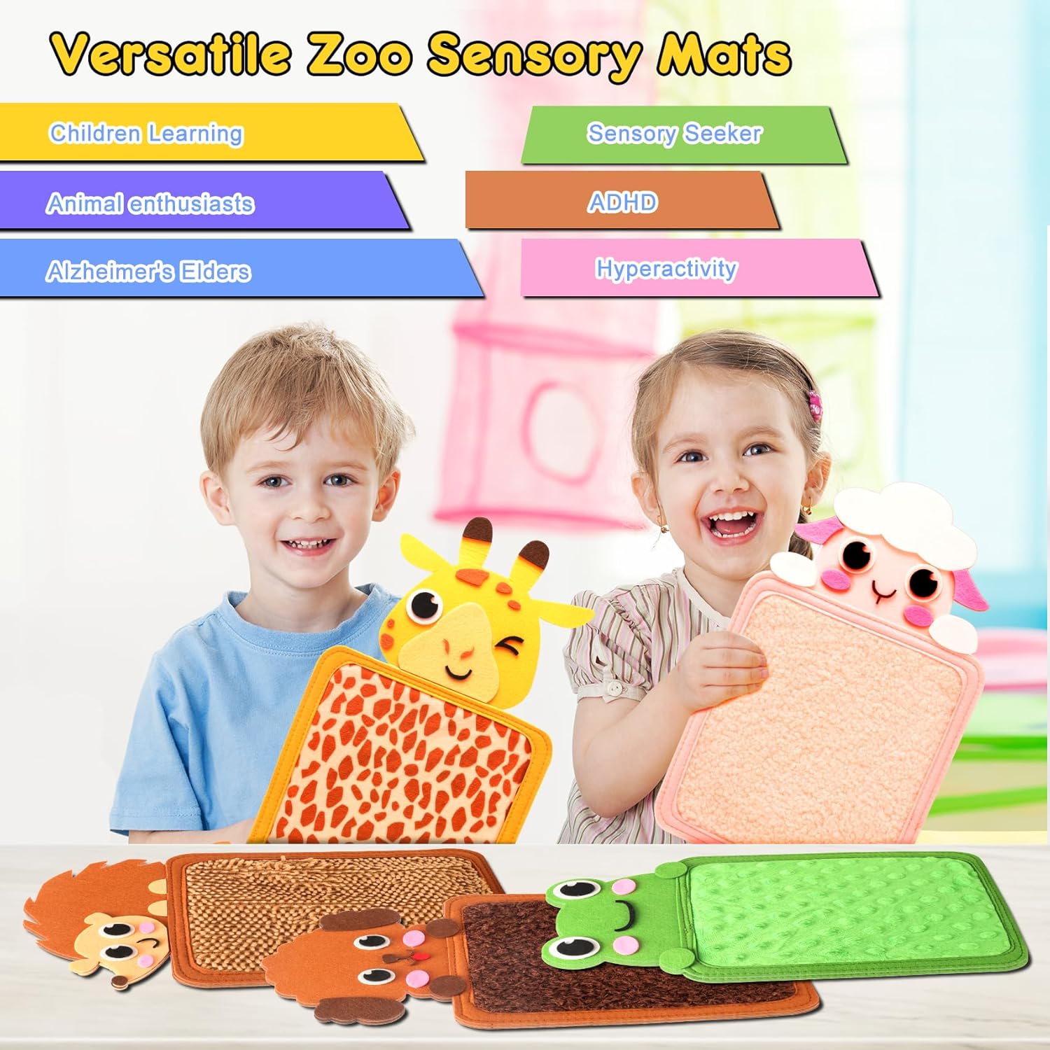 AliExpress Sensory Tactile Mat Developmental Education Toy Montessori Busy Board Life Skills Fine Motor Learning Activities Toys for Kids, view 2
