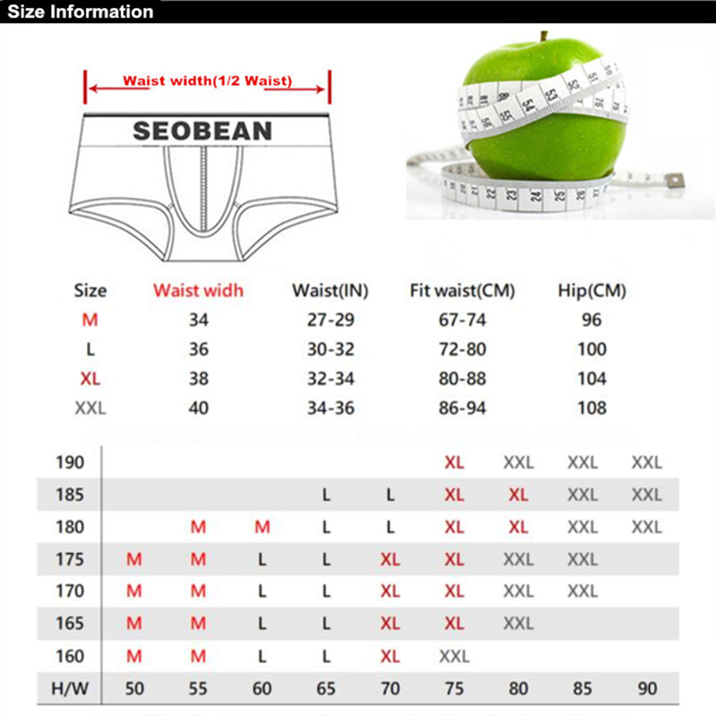 AliExpress SEOBEAN Men's Breathable Cotton Boxer Briefs U-Convex Pouch Low-Waist Comfortable Stretch Soft Underwear for Daily Casual, view 6